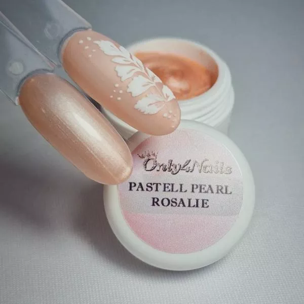 Farbgel Pastell Pearl Rosalie Muster Nails